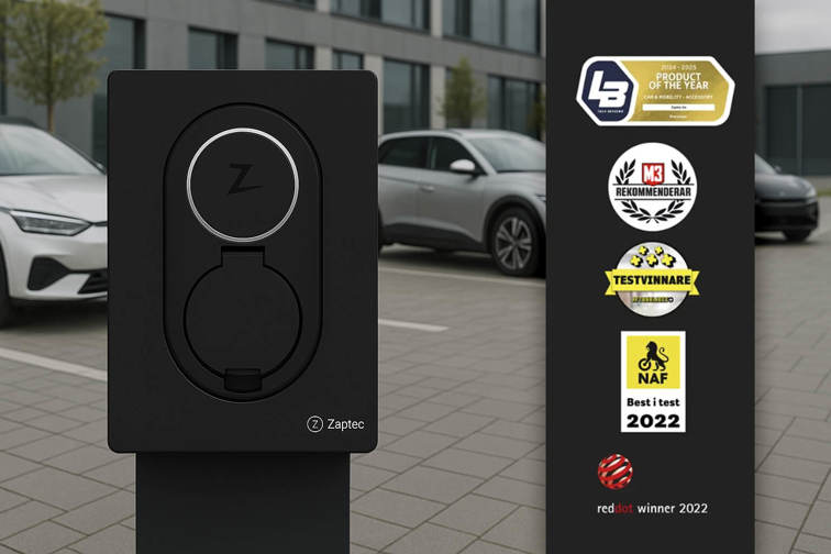 Bedst i test ladestander Zaptec GO pris inkl installation Sjælland