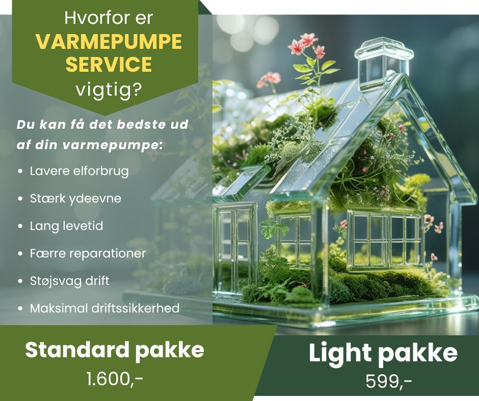 Varmepumpe service på Sjælland 