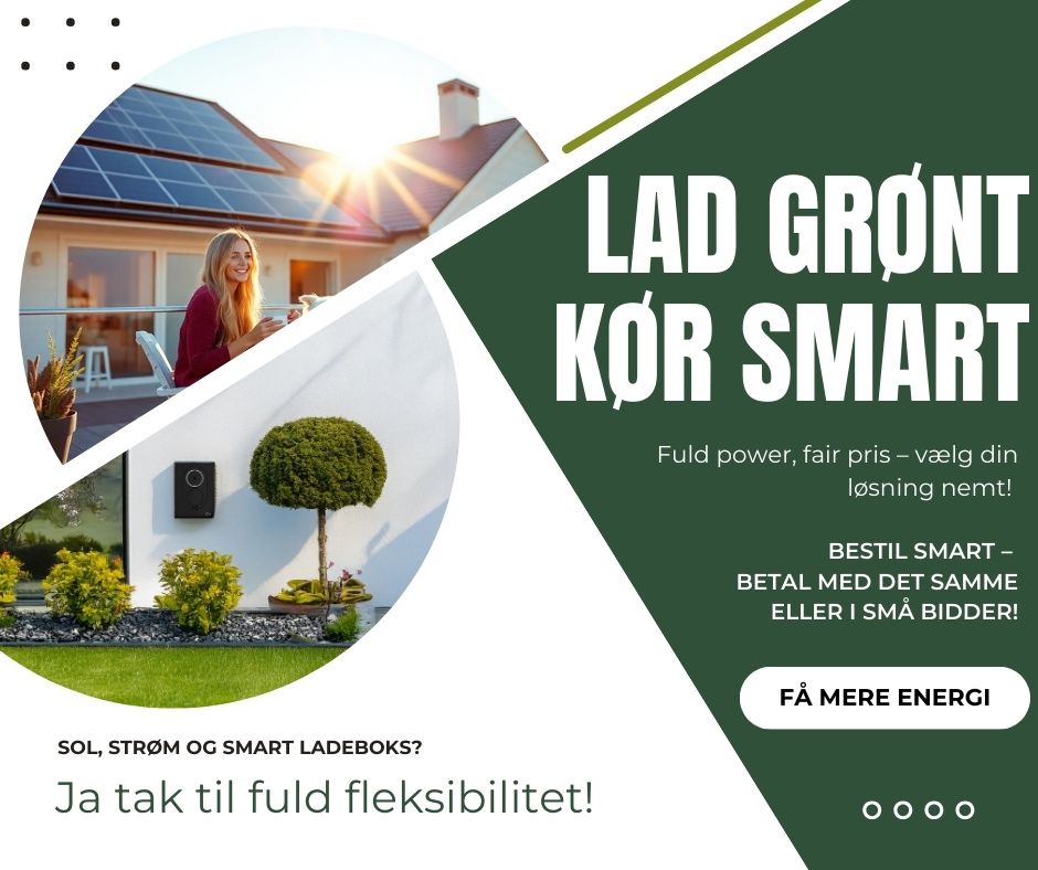 Køb Easee UP ladeboks til elbil inkl. installation | Super tilbud fra EgedalEL
