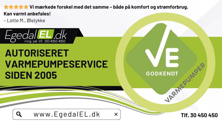 Autoriseret elektriker varmepumpe sefvice