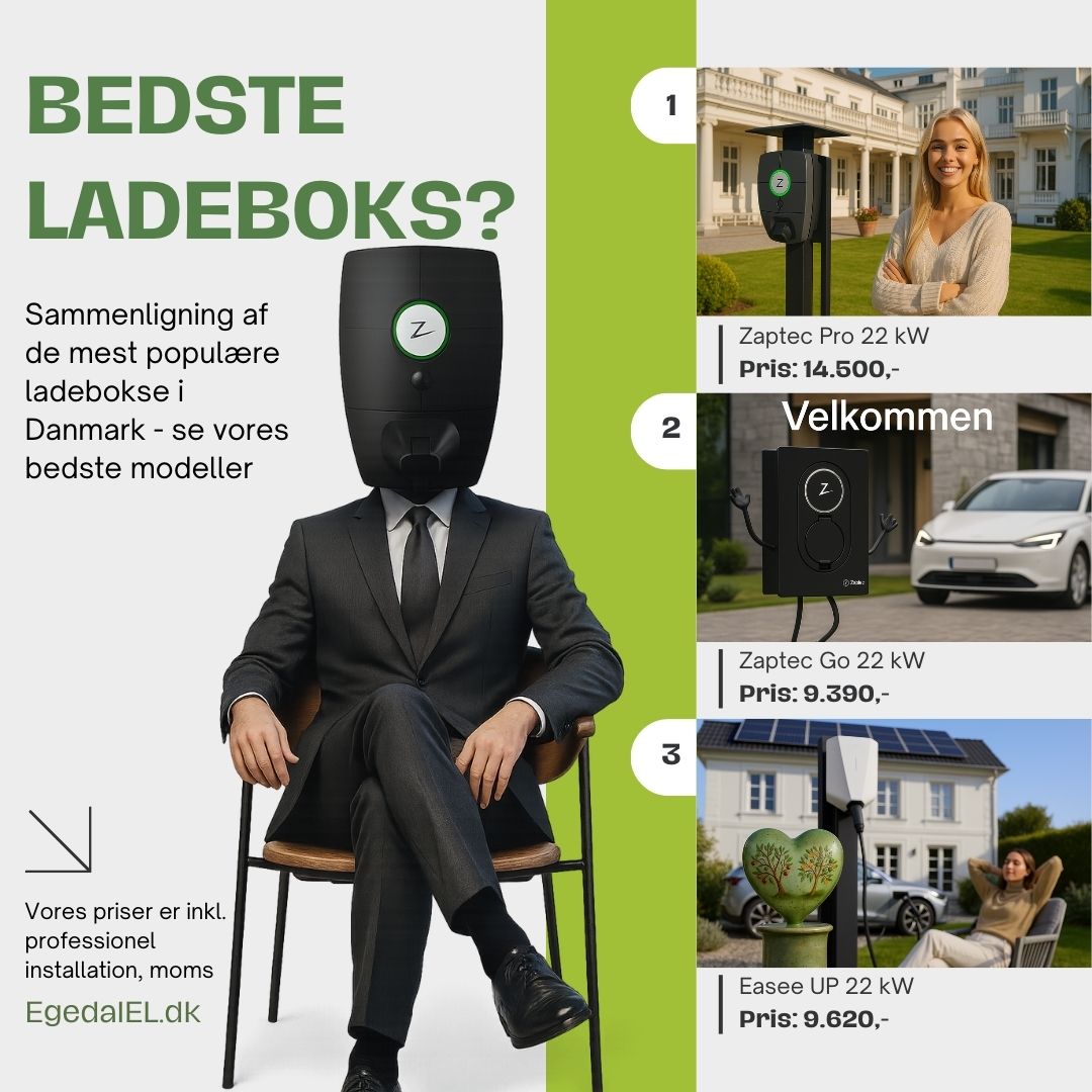 Uanset om du bor i hus, sommerhus, er en del af en boligforening eller driver virksomhed – vi hjælper dig med at finde den ladeboks, der passer til dit behov.