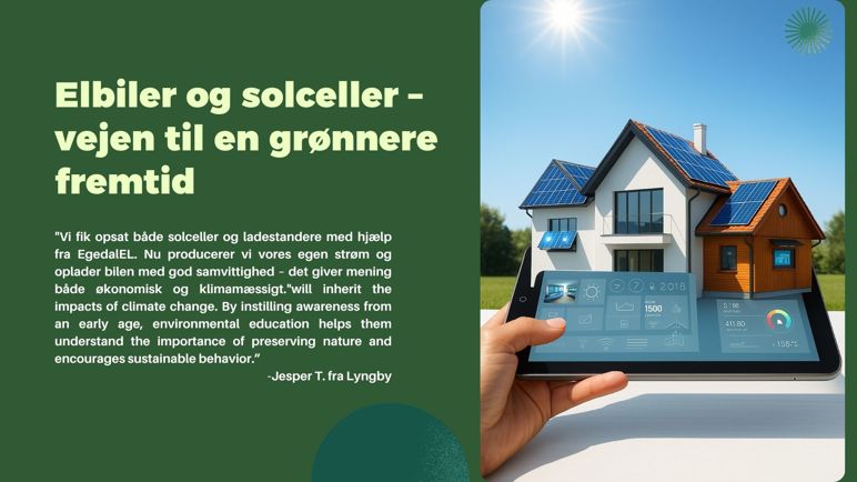 Elbiler og solceller